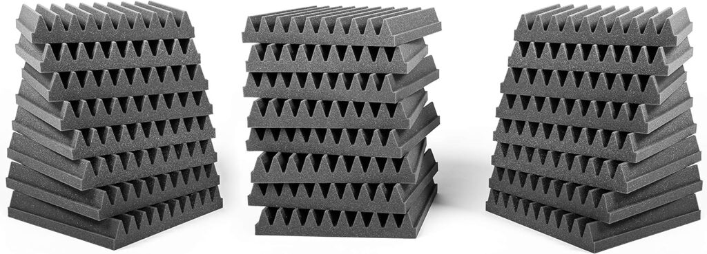 ACOUSPANEL Espuma Acústica Pack 24 Paneles Acústicos 