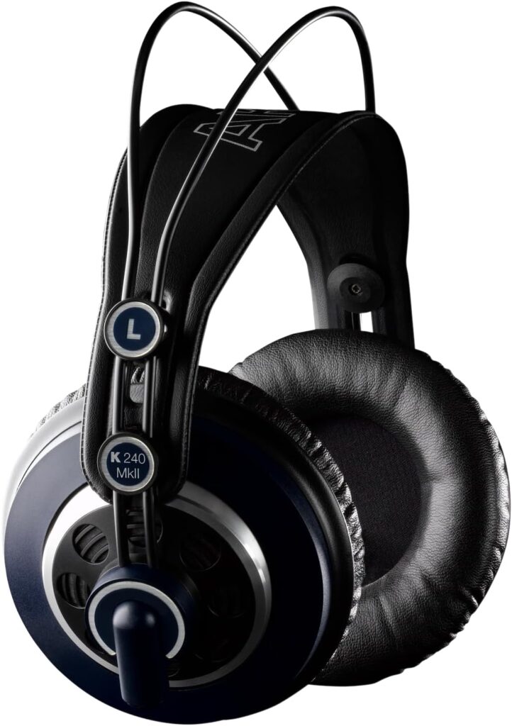 AKG K240 MKII - Semi Open - Auriculares de diadema semi-abiertos, color negro