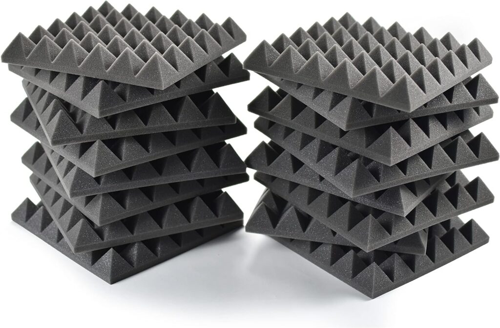 AcousPanel Espuma Acústica Piramidal Sin Comprimir