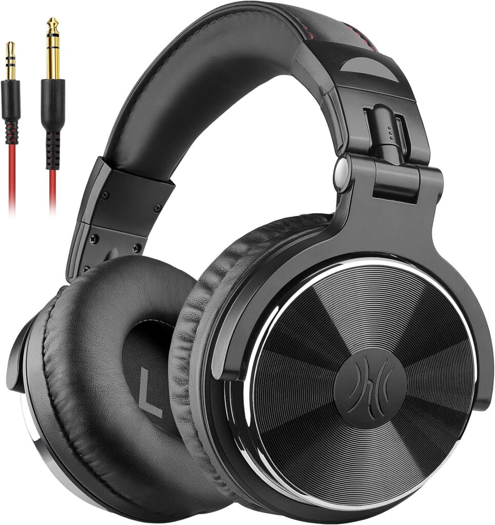 OneOdio Pro10 Auriculares DJ con Cable, Estéreo de Mezcla y Monitor de Estudio