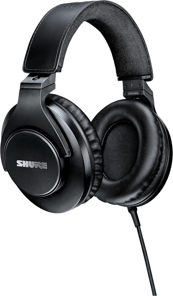 Shure SRH440A Auriculares con Cable de oído para el monitoreo y la grabación