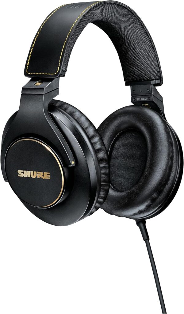 Shure SRH840A Auriculares con Cable de oído para Escuchar y monitoreo crítico